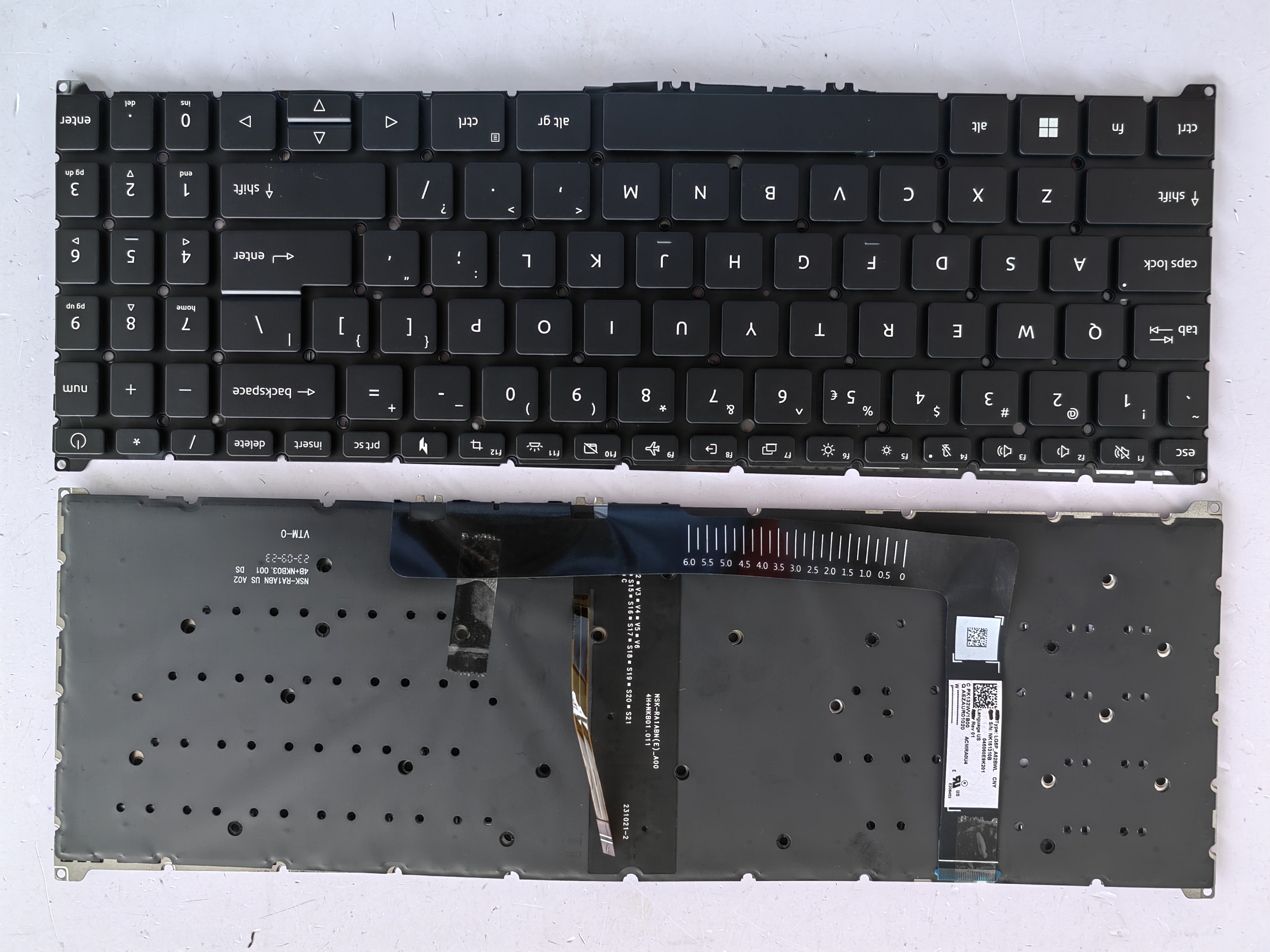 Picture of New Replacement Laptop Keyboard For ACER A315-59G lightning printing/A515-57 BLACK Backlit (OEM) US Layout